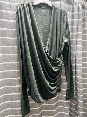 Athleta Long Sleeve Crossbody Top